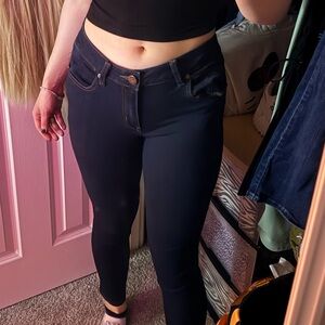 Denim Dark Blue Skinny Jeans